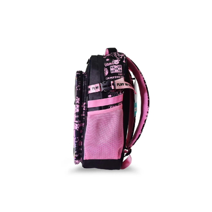 Mochila Fútbol Rosa 16"