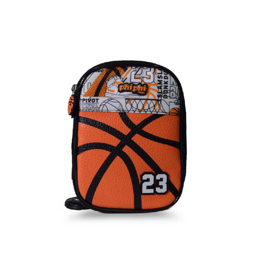 Cartuchera Tipo Libro 2 Cierres Básquet