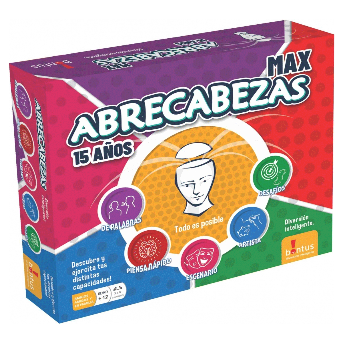 Juego De Mesa Abrecabezas Max -15 años