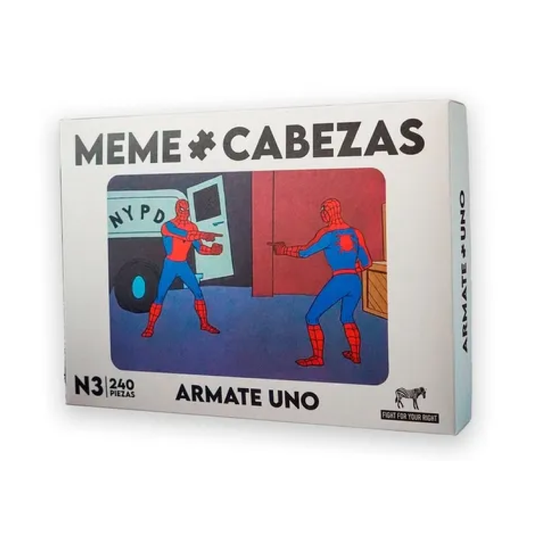 Rompecabezas Memes Cabezas Edición Spiderman 240 Piezas
