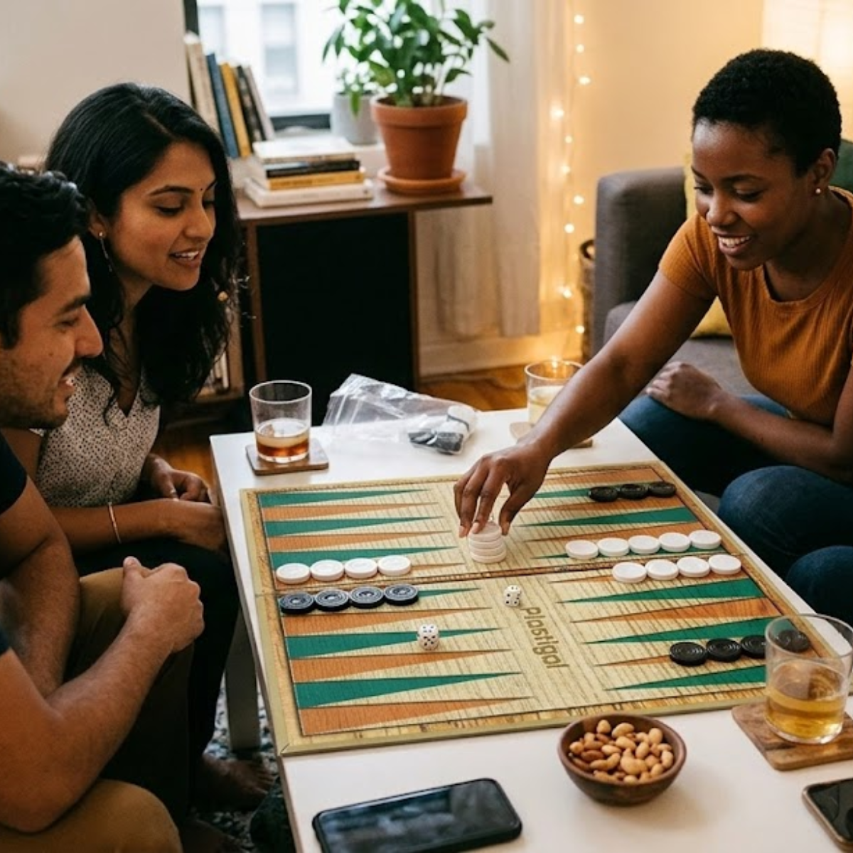 Juego de Mesa Clásico Backgammon de Estrategia