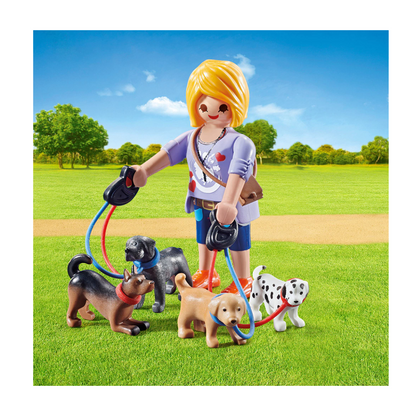 Playmobil Special Plus Paseadora de Perros