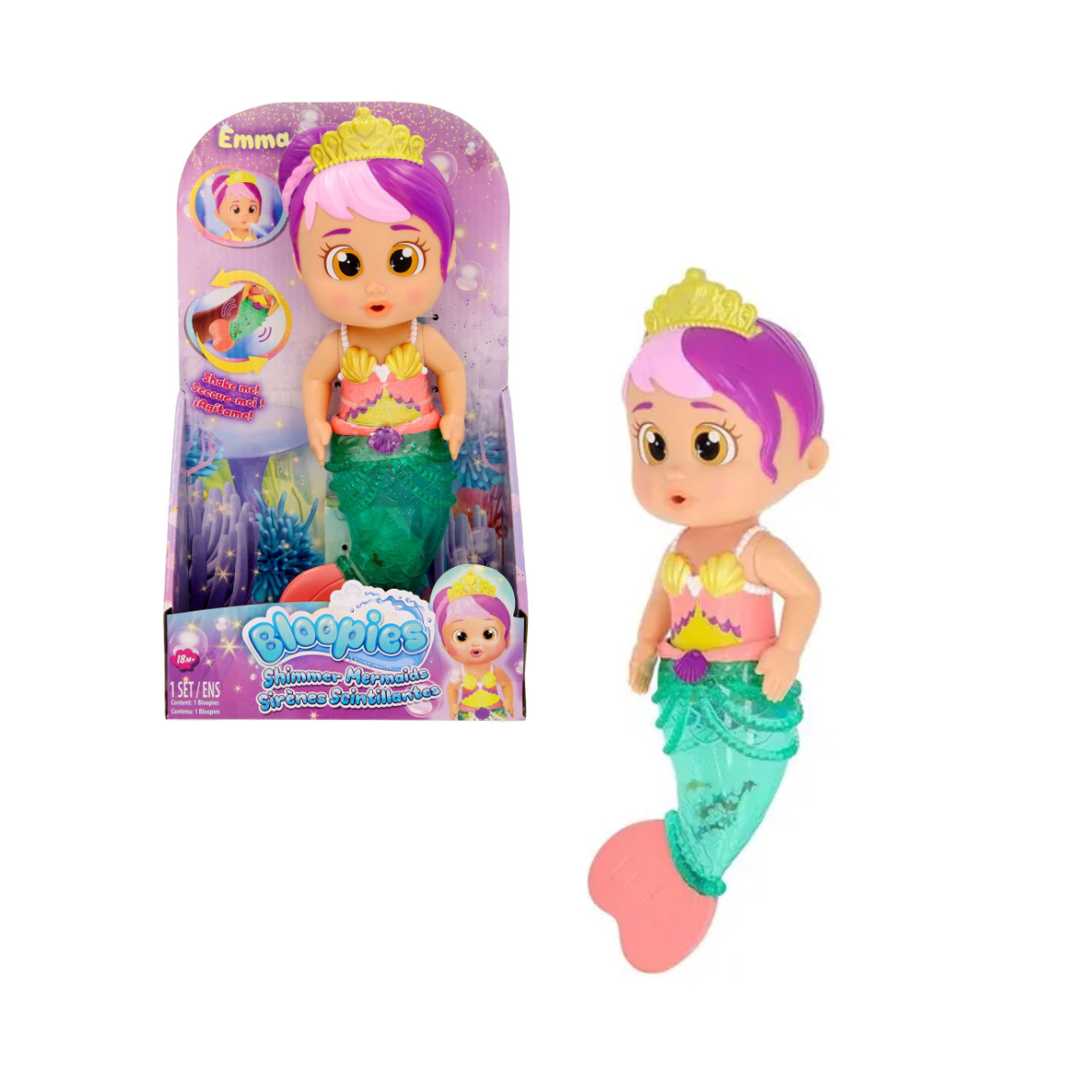 Muñeca Sirenas Shimmer Mermaids Bloopies