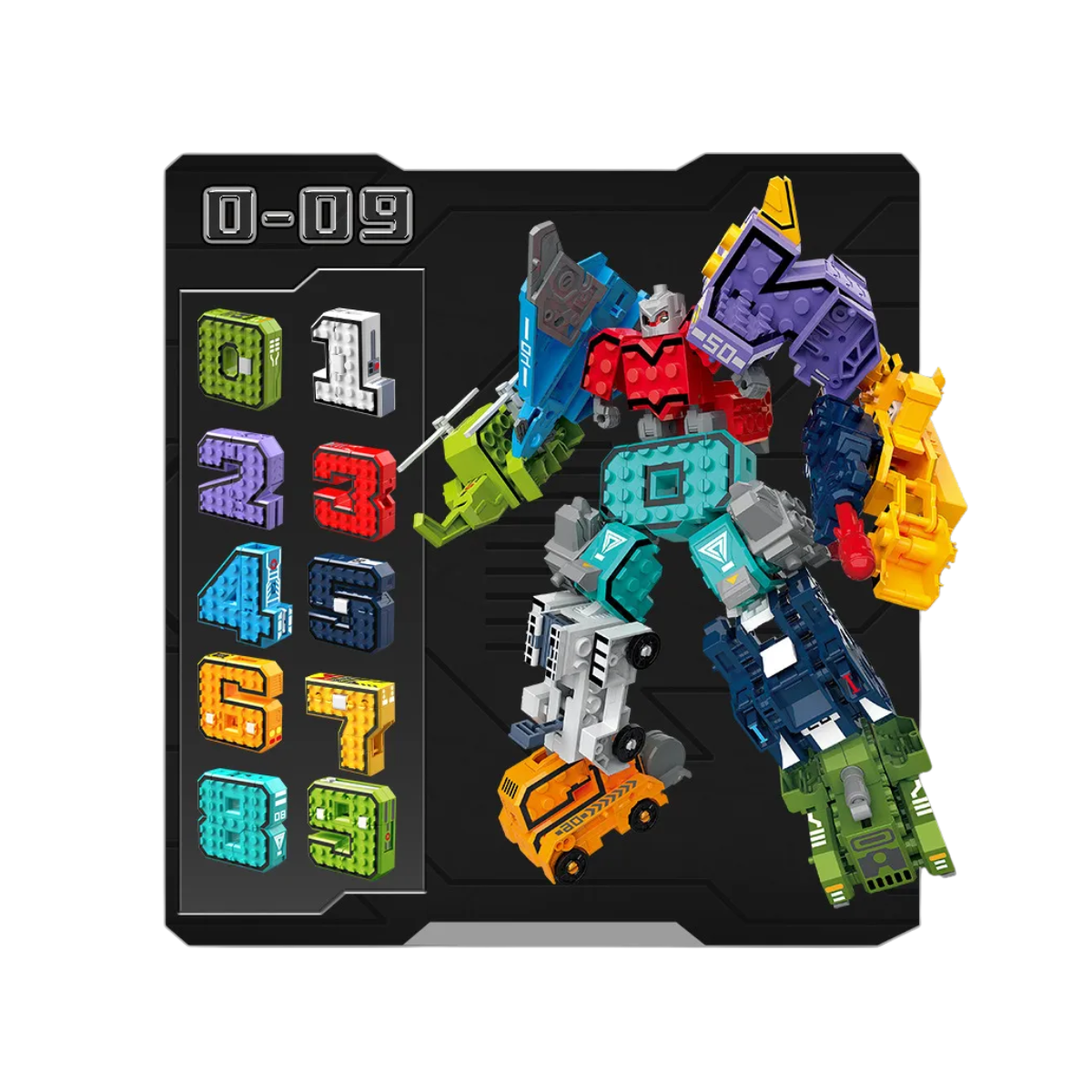 Juego De Construcción Números Convertibles Premium Ditoys