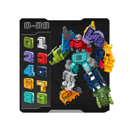 Juego De Construcción Números Convertibles Premium Ditoys