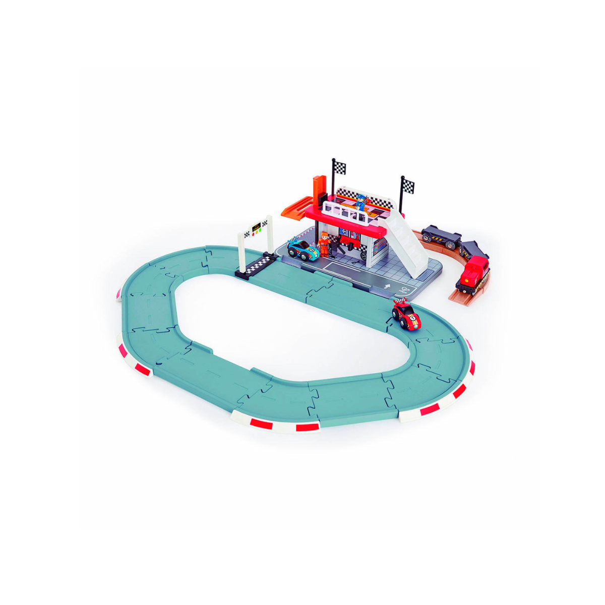 Pista de Carreras de Juguete Hape Alparamis