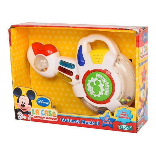 Mi Primera Guitarra Musical Mickey Mouse con Luz y Sonido