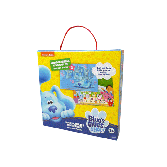 Las Pistas De Blue - Puzzle Reversible 12 Piezas