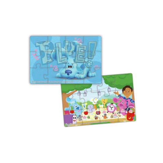 Las Pistas De Blue - Puzzle Reversible 12 Piezas