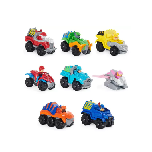 Paw Patrol True Metal - Vehículo Die-Cast Dino Rescue con Figura (Surtido 16782D)