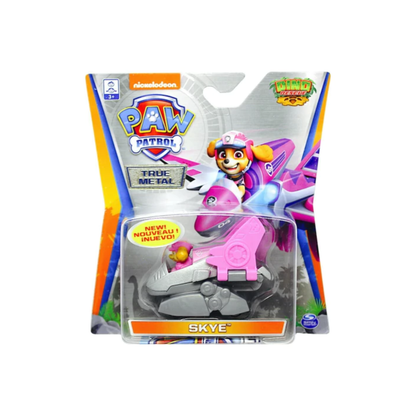 Paw Patrol True Metal - Vehículo Die-Cast Dino Rescue con Figura (Surtido 16782D)