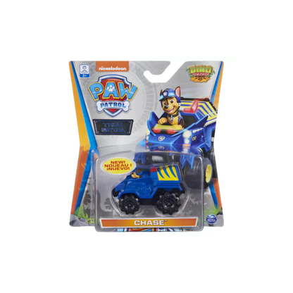 Paw Patrol True Metal - Vehículo Die-Cast Dino Rescue con Figura (Surtido 16782D)