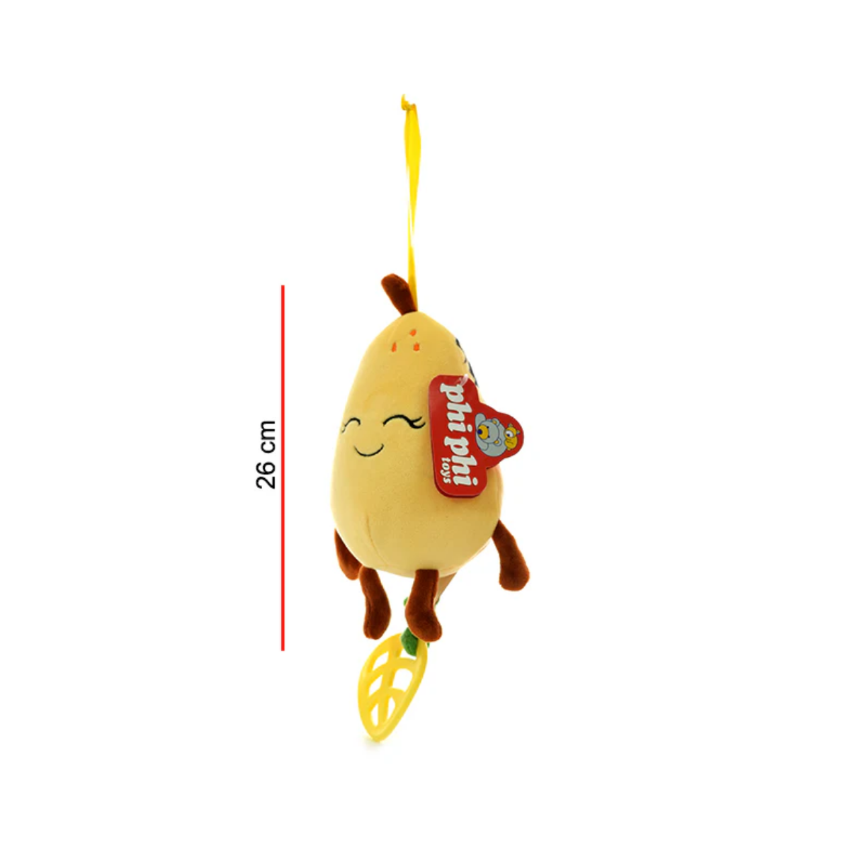 Cunero Musical Peluche Frutas Y Verduras 26cm