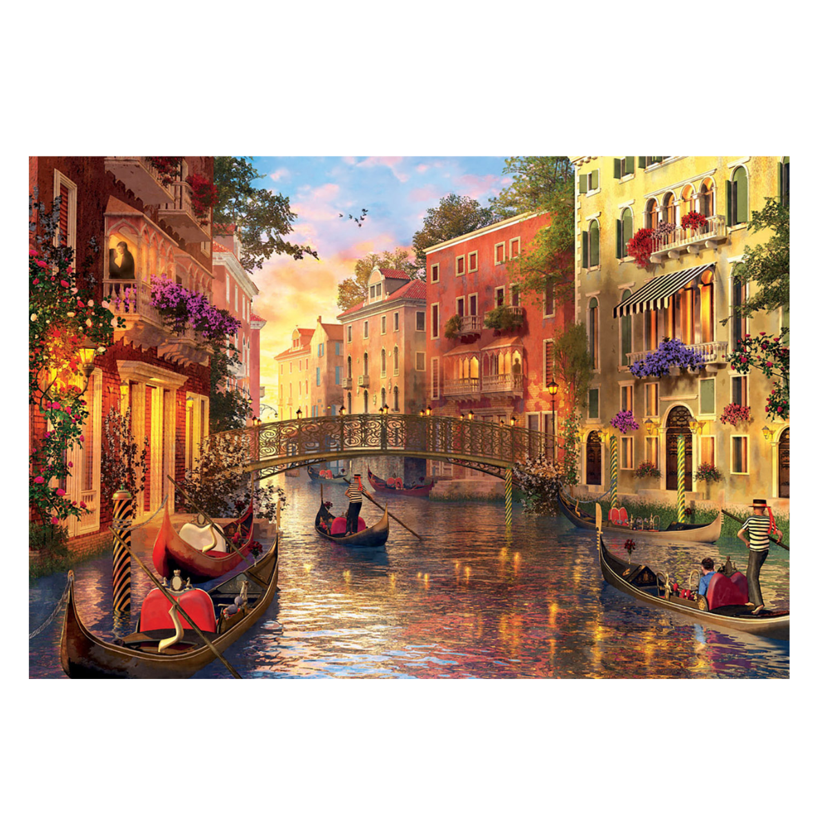 Puzzle Atardecer En Venecia 1500 Piezas Educa