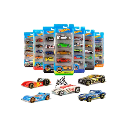Hot Wheels Pack de 5 vehículos
