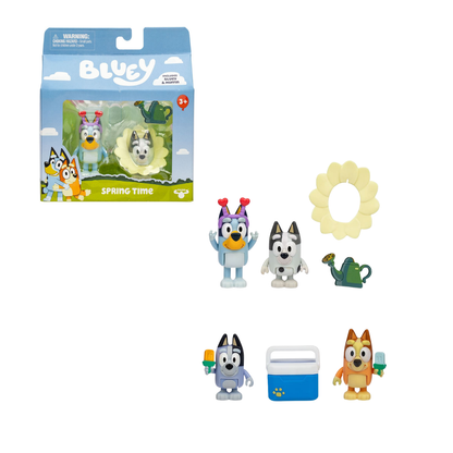 Set de Figuras de Bluey, Bingo y Amigos