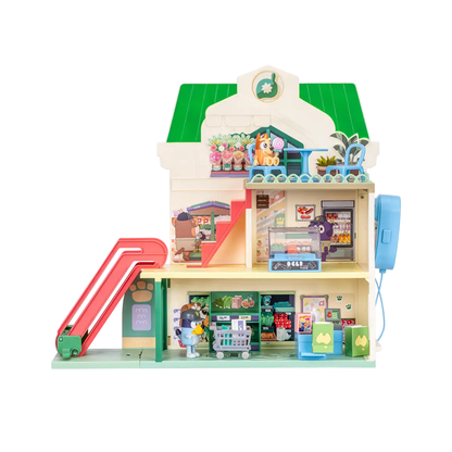 Casita de Bluey Supermercado Playset con Sonidos y Accesorios