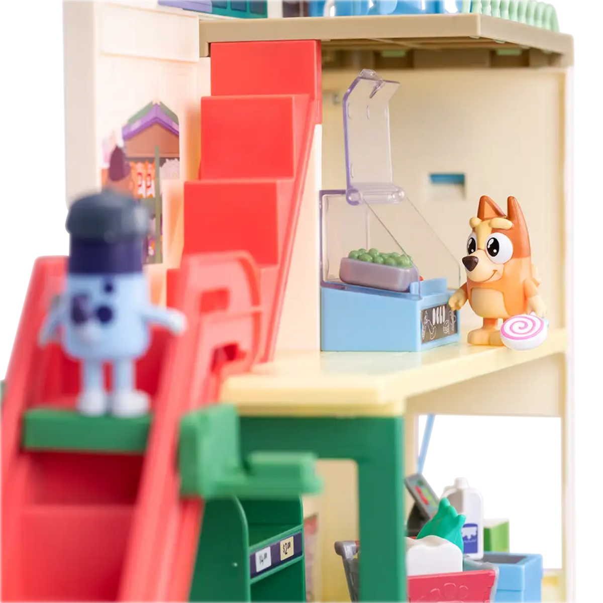 Casita de Bluey Supermercado Playset con Sonidos y Accesorios