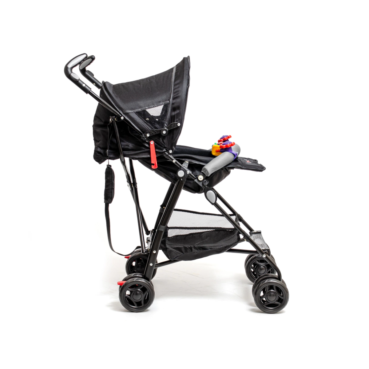 Coche Paragüitas con Correa Tipo Bolso Sistema TAP Gris