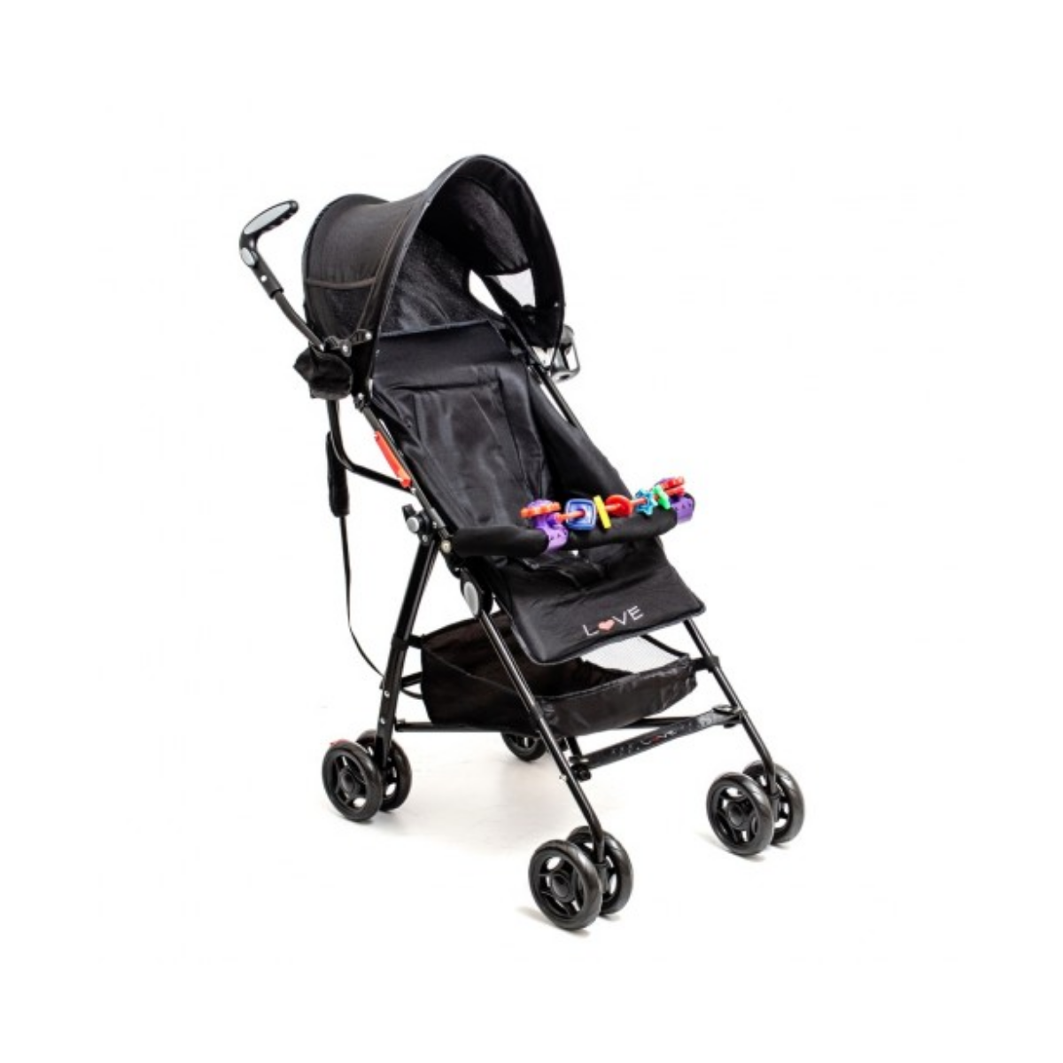 Coche Paragüitas con Correa Tipo Bolso Sistema TAP Negro