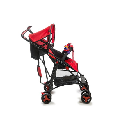 Coche Paragüitas con Correa Tipo Bolso Sistema TAP Rojo