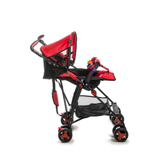 Coche Paragüitas con Correa Tipo Bolso Sistema TAP Rojo