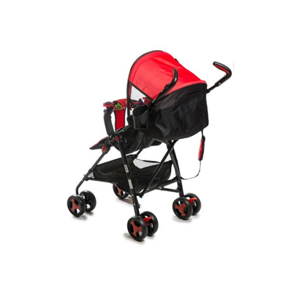 Coche Paragüitas con Correa Tipo Bolso Sistema TAP Rojo