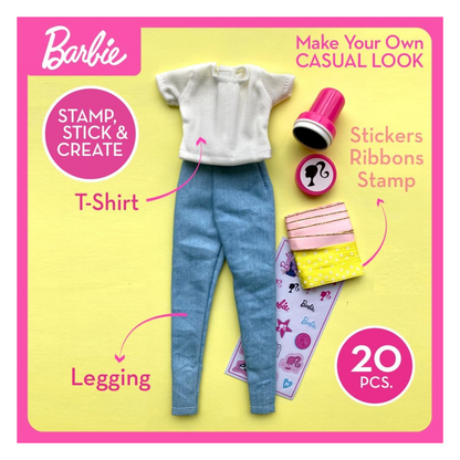 Barbie Set Ropa De Muñecas Para Diseñar Casual Look