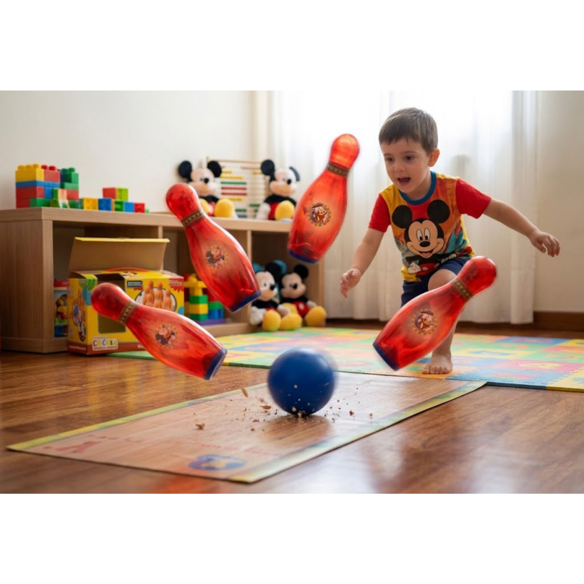 Set de Bowling Luminoso Mickey Mouse Disney Ditoys
