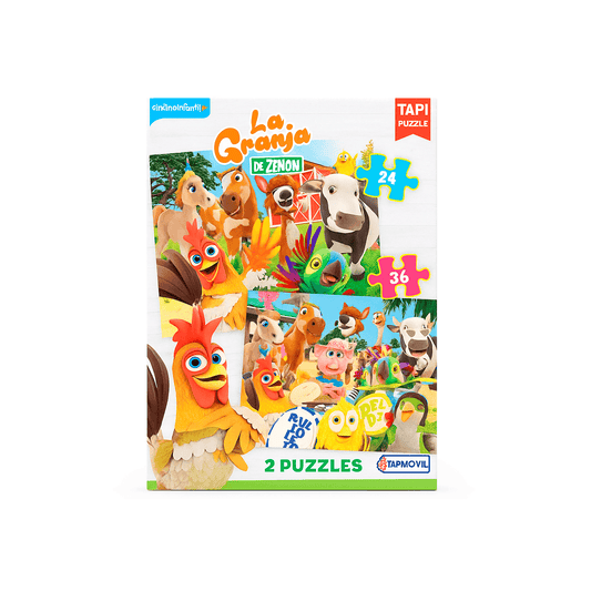 Puzzle La Granja De Zenon De 24 Y 36 Piezas Rompecabezas