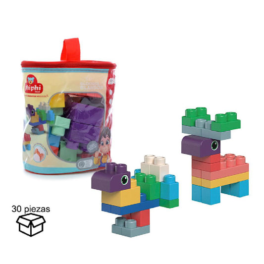 Juego De Bloques Soft 30 piezas Phi Phi Toys