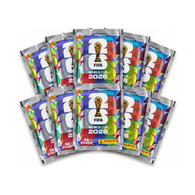 Pack x10 Sobres de Figuritas Mundial Fifa 2026