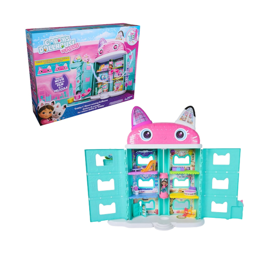 Gabby’s Dollhouse Casa de Juguete de La Película – 4 Pisos y Accesorios
