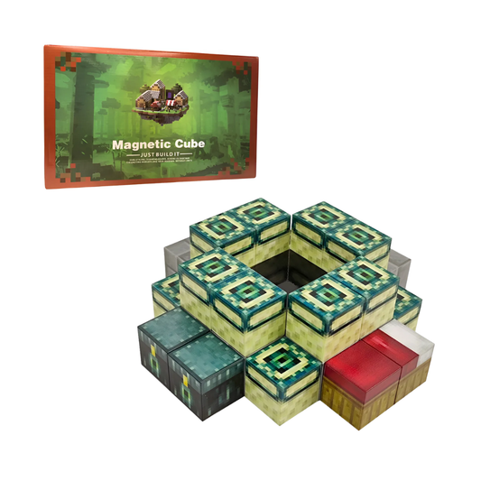Bloques Magnéticos Minecraft End Gateway 32 piezas T009
