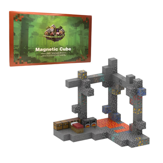 Cubos Magnéticos Mina 128 Piezas T033