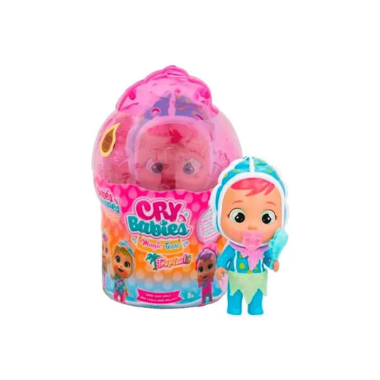 Muñeca Cry Babies Playset 13cm Tropical Shiny Shells Shelly