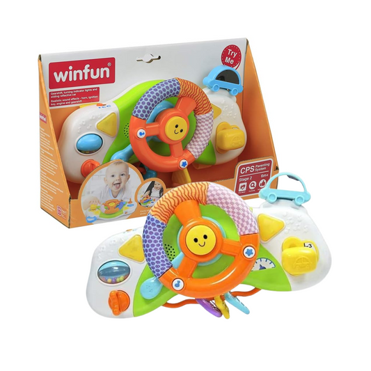 Volante Con Actividades Luz Y Sonido WinFun