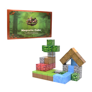 Cubos Magnéticos Cabaña Junto Al Rio 48 Piezas Z019