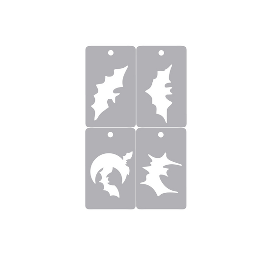 Set Stencil 4 En 1 Murciélagos PintaFan
