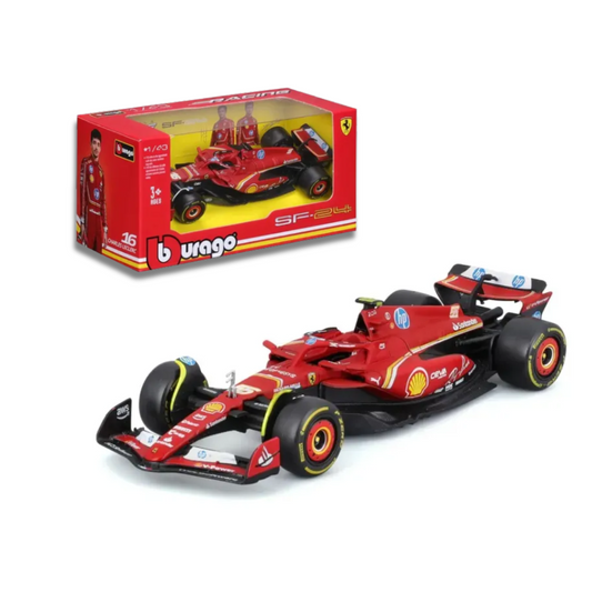 Ferrari F1 Bbursago Escala 1:43 SF-24. Charles Lecrerc, Carlos Sainz.