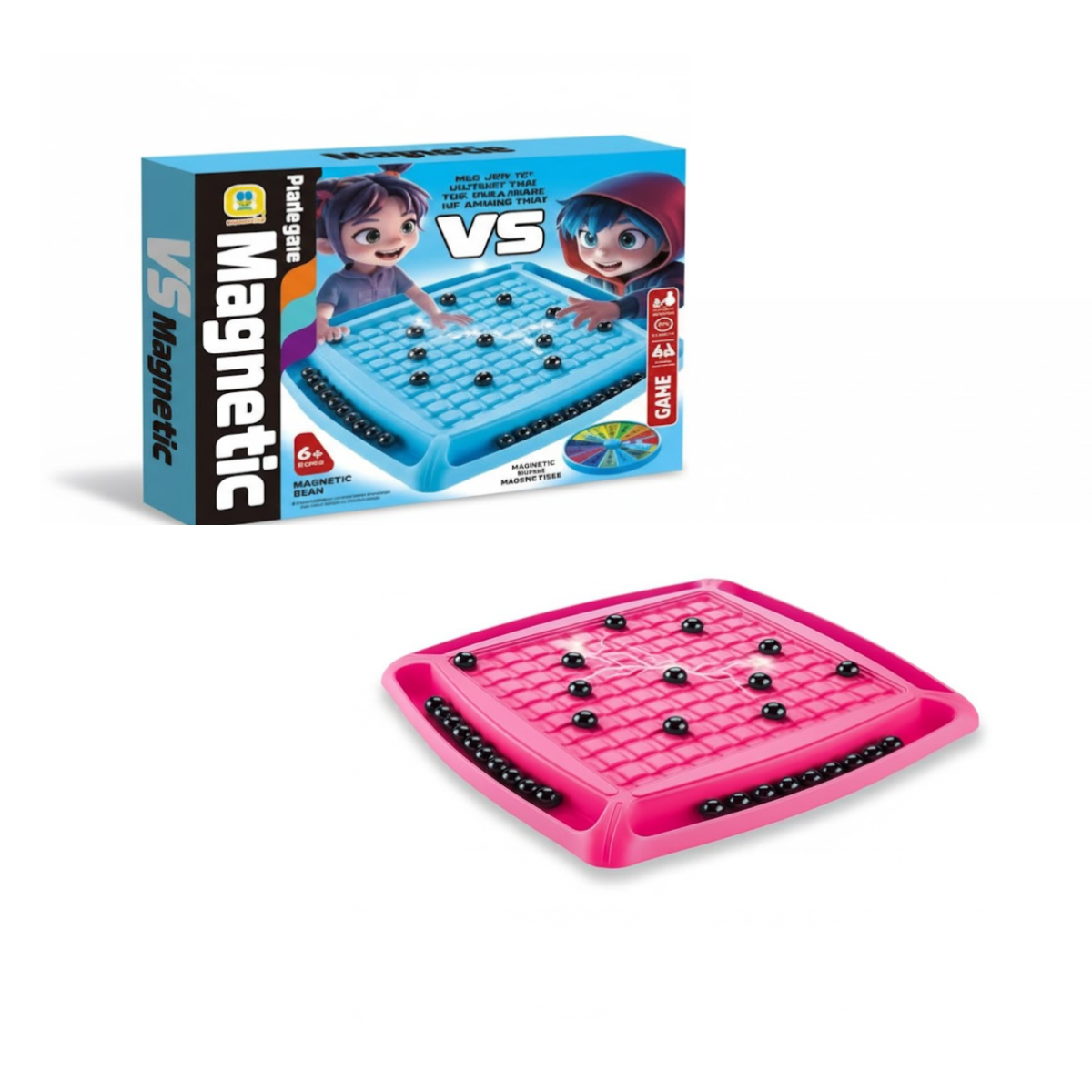 Juego de Mesa Magnético con 20 Bolillas