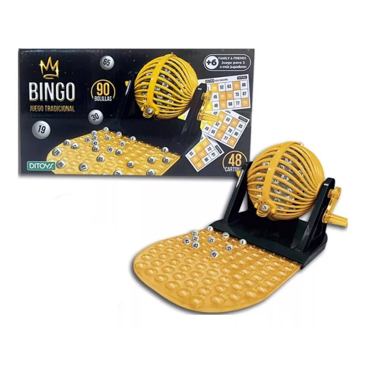 Juego De Mesa Bingo Con Bolillero Ditoys