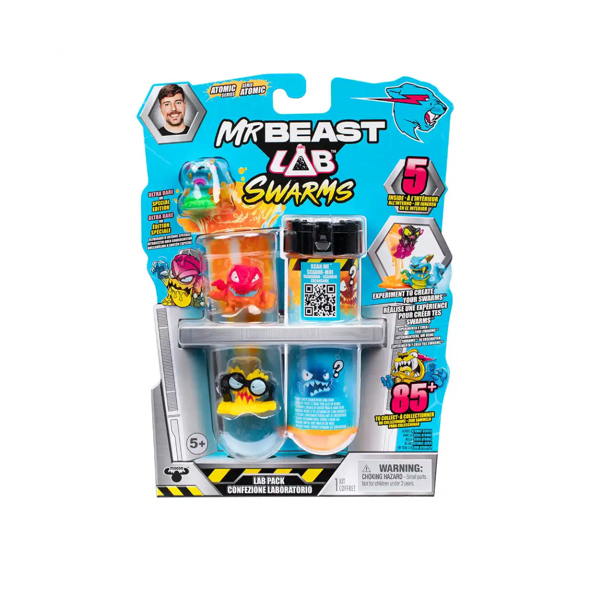 Juguete Tubo Pack De Laboratorio Mr Beast Caffaro