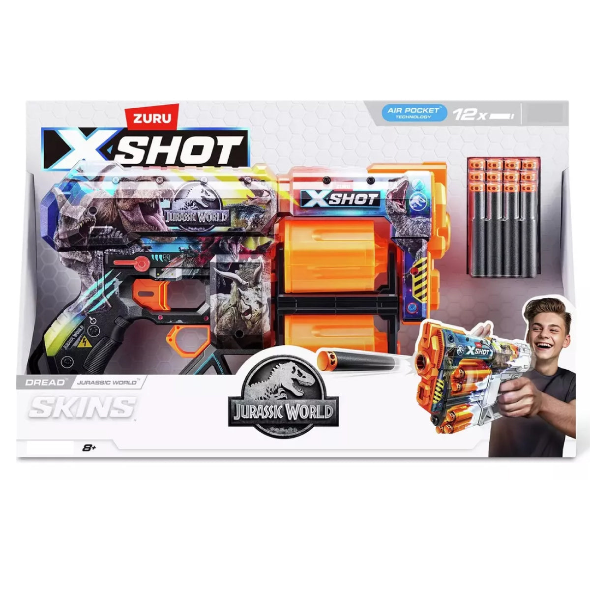 Pistola Juguete X-shot Dread Skins Series Jurassic World