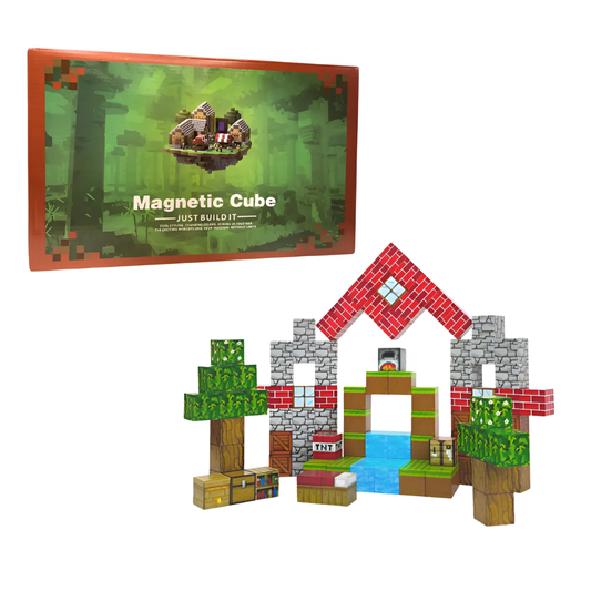 Bloques Magnéticos Minecraft Mini Park 100 Piezas Z018