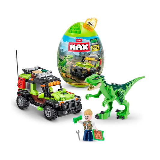 Set de Construcción Max Dino Adventure Raptor Force (252 Piezas)
