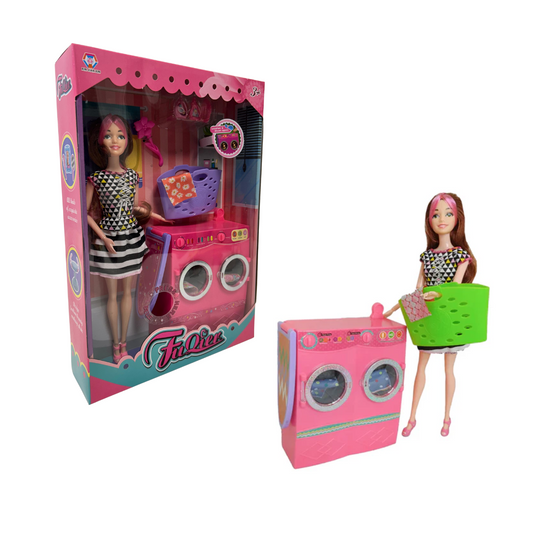 Muñecas Fashion Con Lavarropas