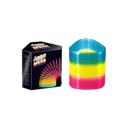 Resorte Jumbo Triangulo Con Glitter En Caja