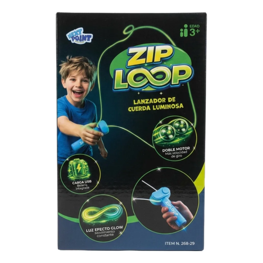 Lanzador de Cuerda con Luz Zip Loop