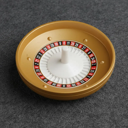 Juego de Mesa Clásico Ruleta Gold con Tapete